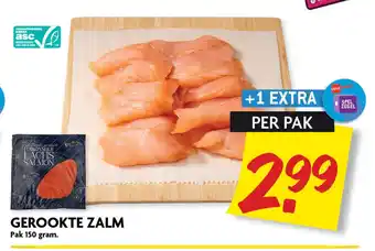 Dekamarkt GEROOKTE ZALM aanbieding