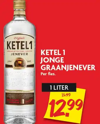 Dekamarkt KETEL 1 JONGE GRAANJENEVER aanbieding