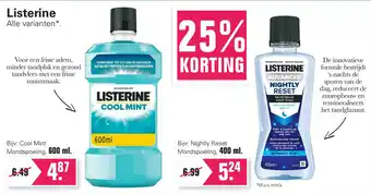 De Online Drogist Listerine aanbieding