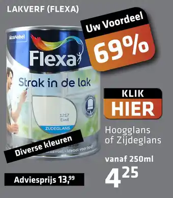 De voordeelmarkt Hoogglans of Zijdeglans aanbieding