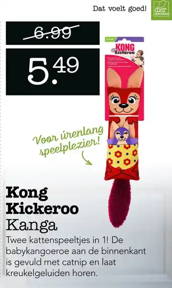 Dierspecialist Kong Kickeroo Kanga aanbieding