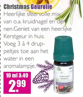 Gezond & Wel Christmas Geurolie aanbieding