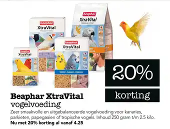 Dierspecialist Beaphar XtraVital vogelvoeding aanbieding