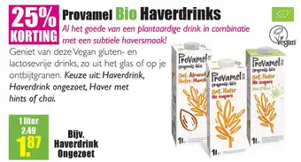 Gezond & Wel Provamel Bio Haverdrinks aanbieding