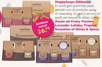 Gezond & Wel HappySoaps Giftboxen aanbieding