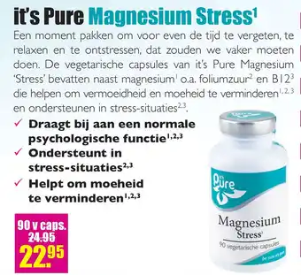 Gezond & Wel it's Pure Magnesium Stress aanbieding