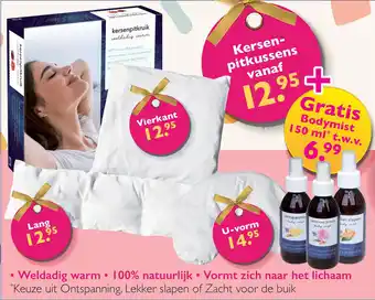 Gezond & Wel Kersenpitkussens aanbieding