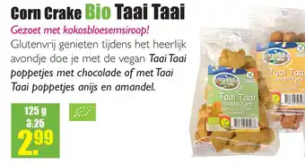 Gezond & Wel Corn Crake Bio Taai Taai aanbieding