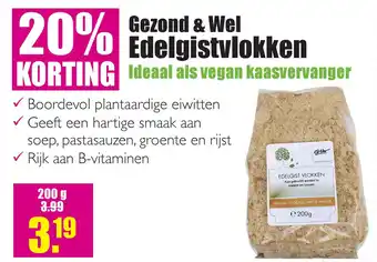 Gezond & Wel Gezond & Wel Edelgistvlokken aanbieding