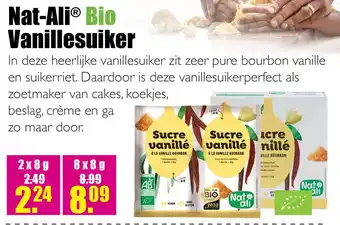 Gezond & Wel Nat-Ali® Bio Vanillesuiker aanbieding