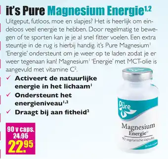 Gezond & Wel it's Pure Magnesium Energie aanbieding