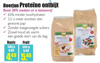 Gezond & Wel Boerjan Proteïne ontbijt aanbieding