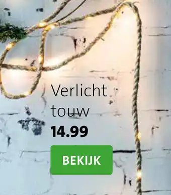 Intratuin Verlicht, touw aanbieding