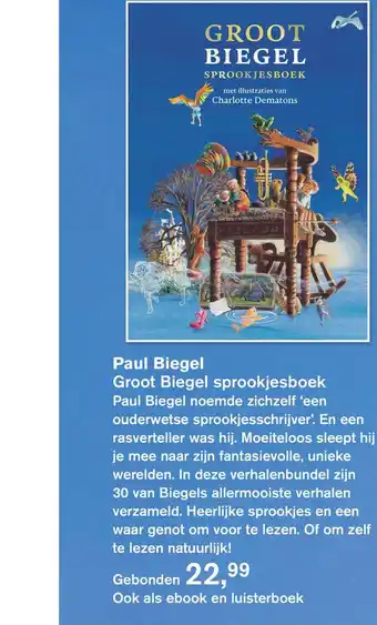 Libris Groot Biegel sprookjesboek - Paul Biegel aanbieding