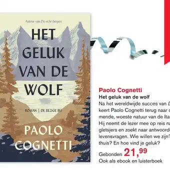 Libris Het geluk van de wolf - Paolo Cognetti aanbieding