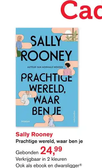 Libris Prachtige wereld, waar ben je - Sally Rooney aanbieding