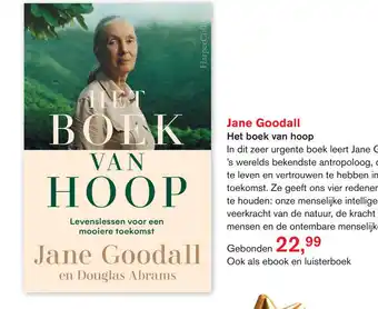 Libris Het boek van hoop - Jane Goodall aanbieding