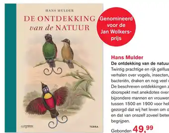 Libris De ontdekking van de natuur - Hans Mulder aanbieding