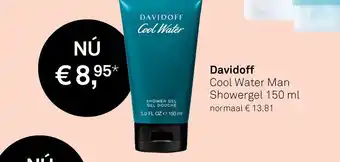 Mooi parfumerie Davidoff Cool Water Man Showergel 150 ml aanbieding