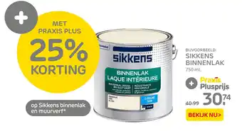 Praxis SIKKENS BINNENLAK aanbieding