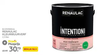 Praxis RENAULAC KLEURMUURVERF aanbieding