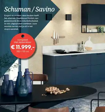 Superkeukens Schuman / Savino aanbieding