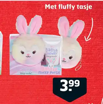 Trekpleister Met fluffy tasje aanbieding