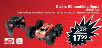 Trekpleister Dickie RC tumbling flippy aanbieding