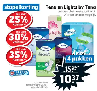 Trekpleister Tena en Lights by Tena aanbieding