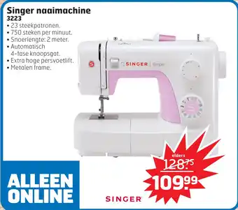 Trekpleister Singer naaimachine 3223 aanbieding