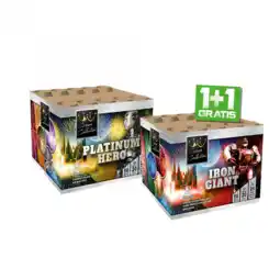 Vuurwerk Expert Iron Giant & Platinum Hero aanbieding