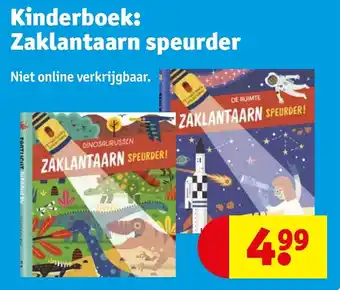 Kruidvat Kinderboek: Zaklantaarn speurder aanbieding