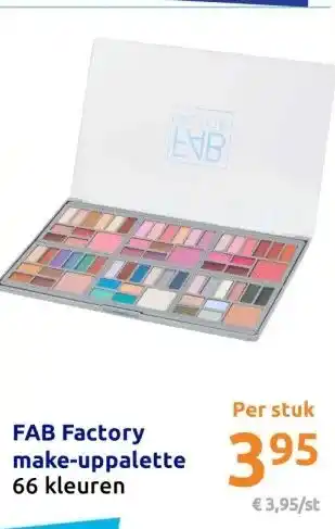 Action FAB Factory make-uppalette aanbieding