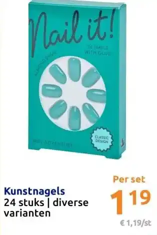 Action Kunstnagels aanbieding