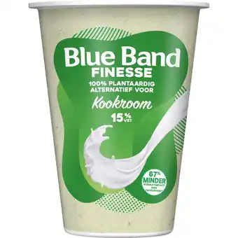 Albert Heijn Blue Band Finesse plantaardig alternatief kookroom aanbieding