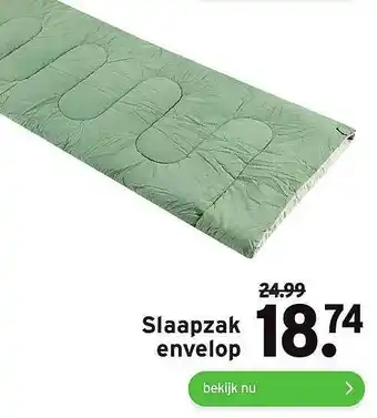 GAMMA Slaapzak Envelop aanbieding