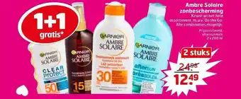 Trekpleister Ambre Solaire Zonbescherming 1+1 Gratis 200ml aanbieding