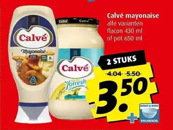 Boni Calvé Mayonaise aanbieding