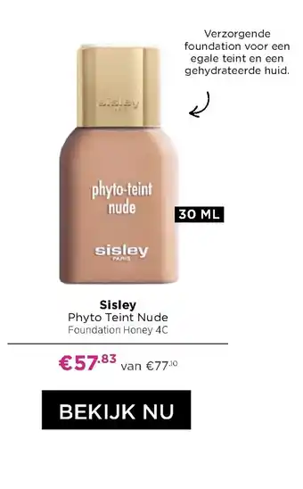 ICI Paris XL Sisley Phyto Teint Nude 30 ml aanbieding