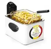 Bol.com Frifri 1948B DuoFil - Frituurpan 45L - 3200W - Koolstof geur- en vetfilter - Wit aanbieding