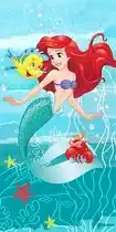 Bol.com Disney De Kleine Zeemeermin Strandlaken Ariel - 70 x 140 cm - Katoen aanbieding