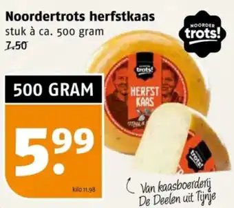 Poiesz Noordertrots herfstkaas aanbieding