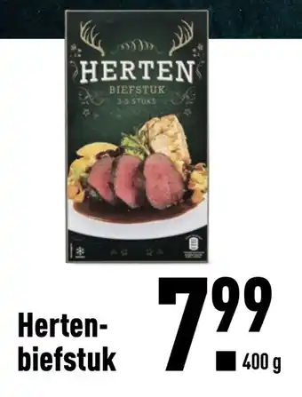 ALDI Herten- biefstuk aanbieding