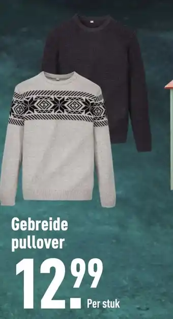 ALDI Gebreide pullover aanbieding