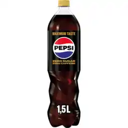 Jumbo Pepsi Zero Caffeïne vrij Frisdrank 1, 5L aanbieding