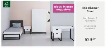 Baby & Tiener kinderkamer Steel aanbieding