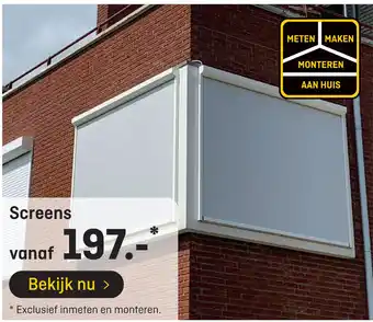 Hubo Screens vanaf aanbieding