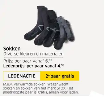 ANWB Sokken aanbieding