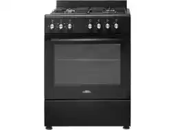 MediaMarkt Everglades Evck6012 Gasfornuis 60 Cm Matzwart Fornuis aanbieding