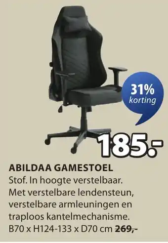 Jysk Abildaa gamestoel aanbieding